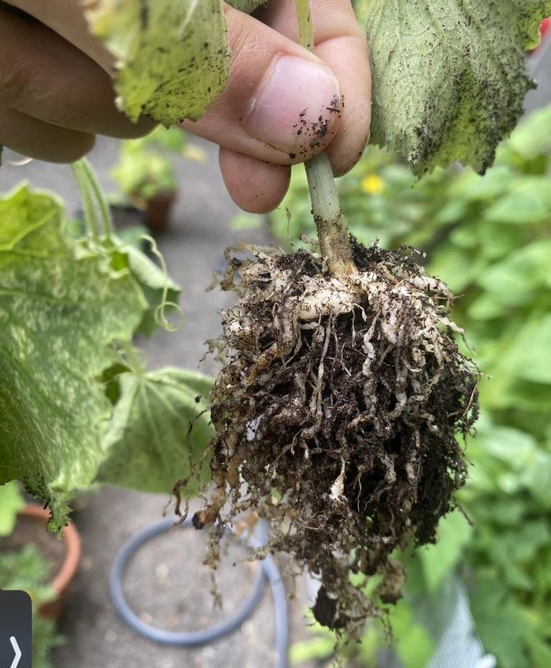 Root Knot Nematodes Are Damaging The Roots