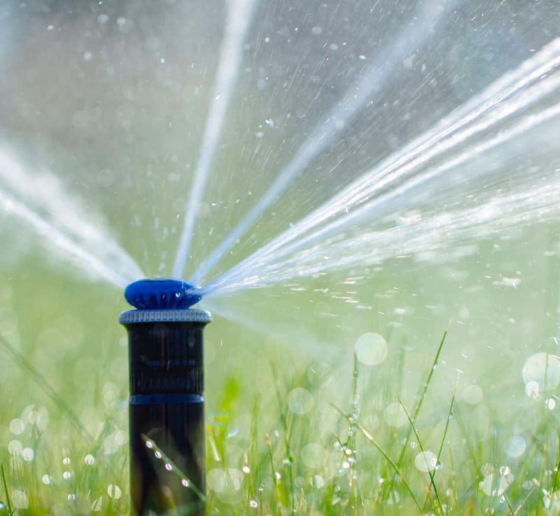 Running Sprinklers With High-Pressure Misting