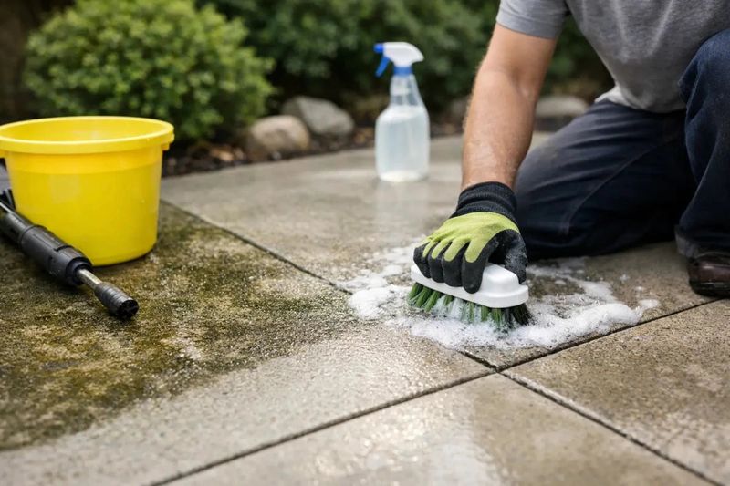 Scrub The Slippery Green Layer First