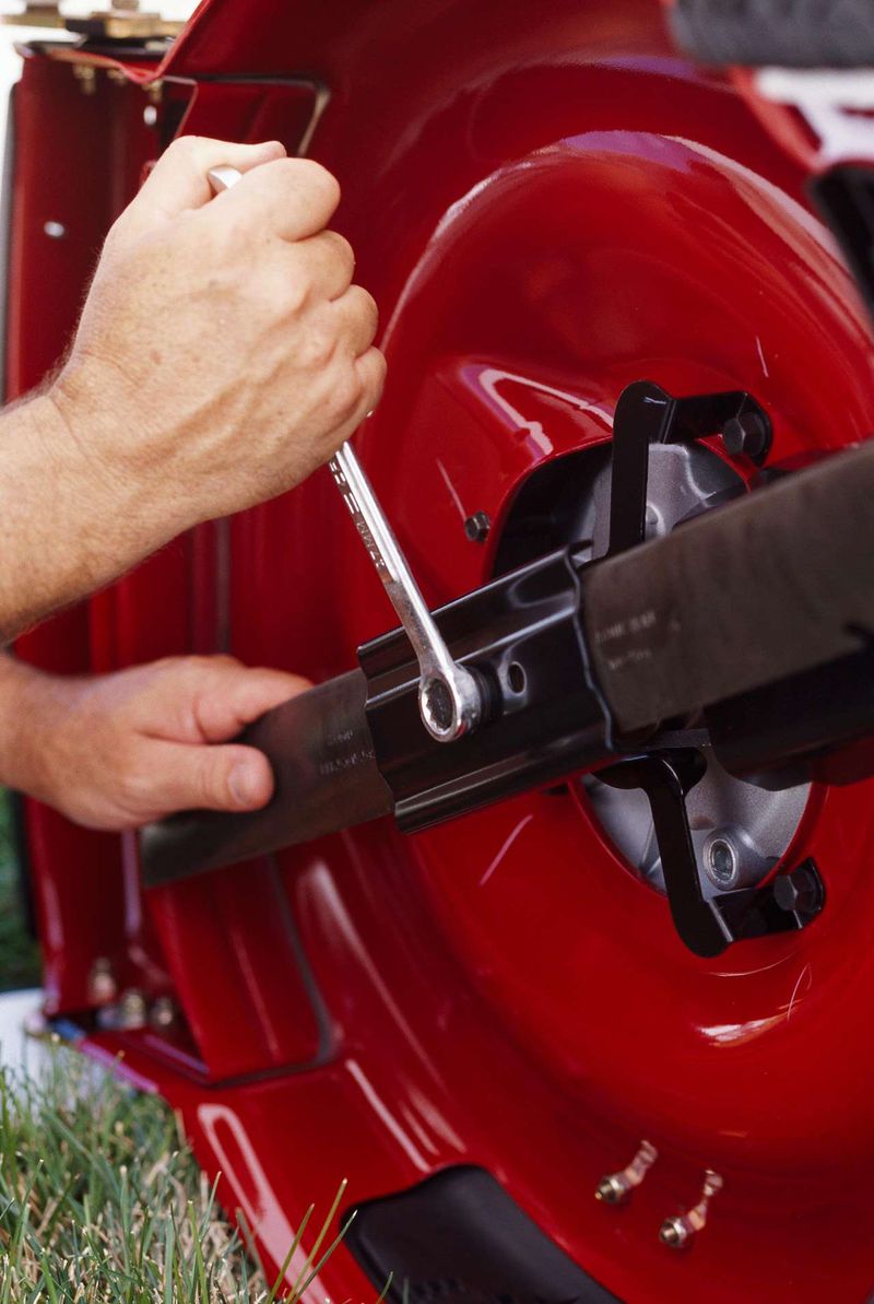 Sharpen Blades Before They Tear Turf