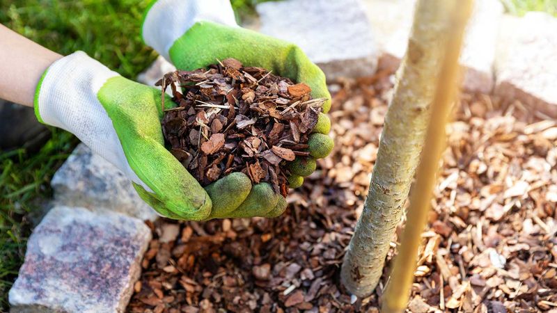 Spread Material Evenly Around The Tree