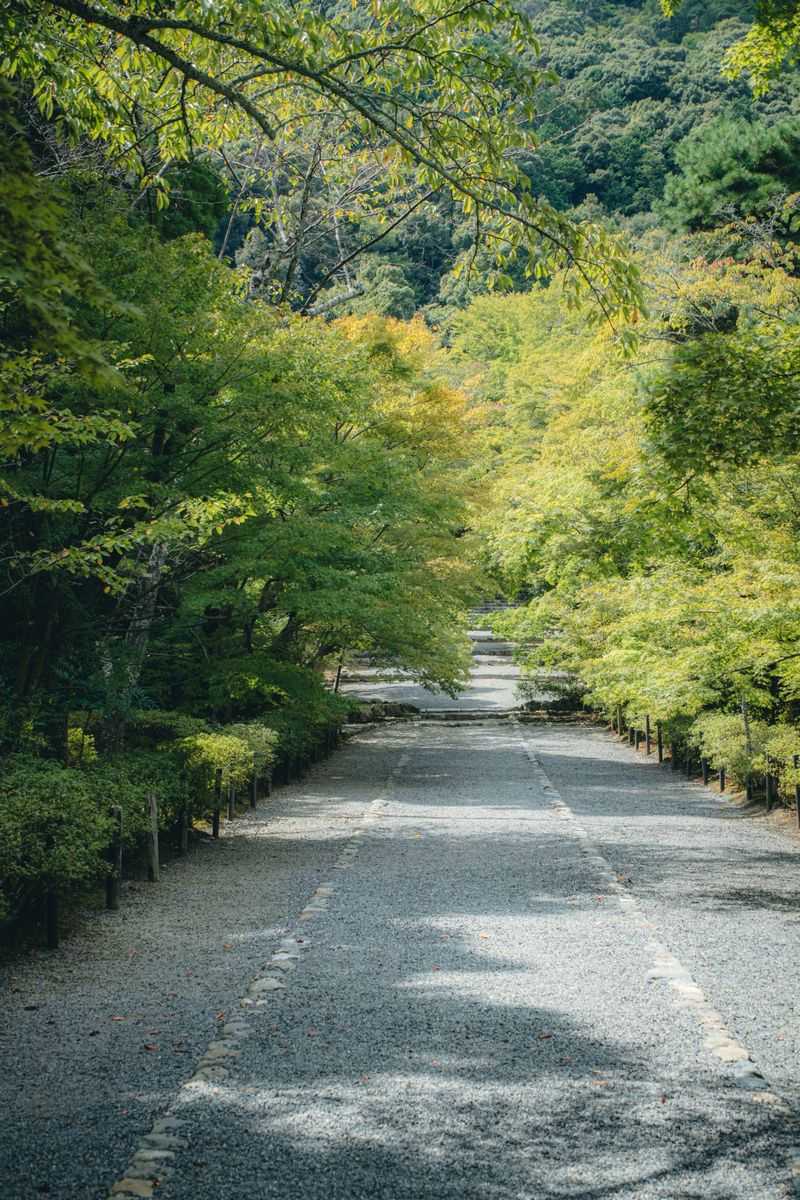 Straight Gravel Or Brick Pathways Straight Gravel Or Brick Pathways
