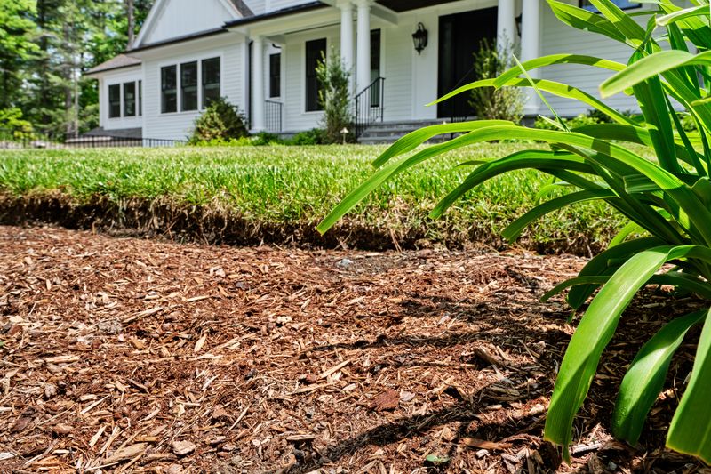 Tall Grass Beside Mulch Adds Risk Tall Grass Beside Mulch Adds Risk