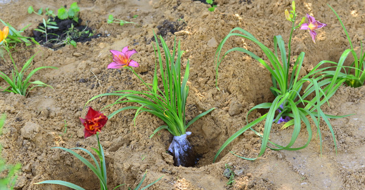daylily dividing and replanting