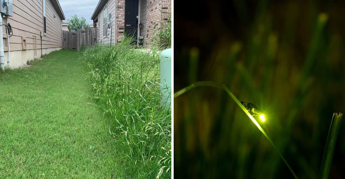 lawn edge and firefly
