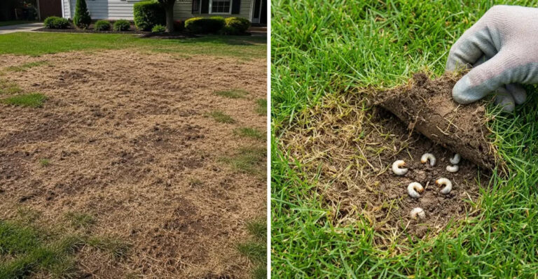 white grubs under lawn
