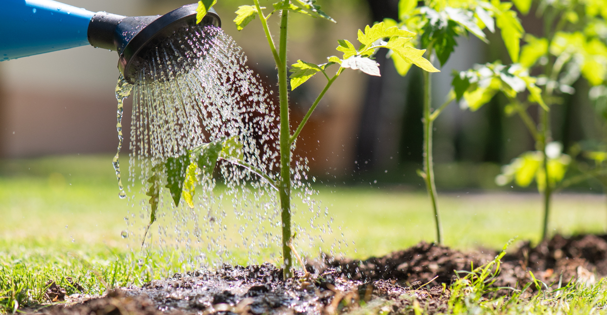 tomato plant watering