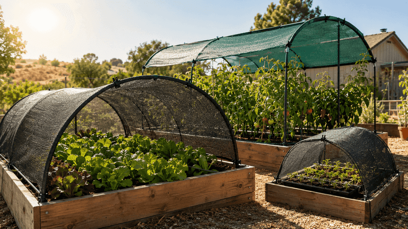 They Build Temporary Shade And Wind Protection For Transplants They Build Temporary Shade And Wind Protection For Transplants
