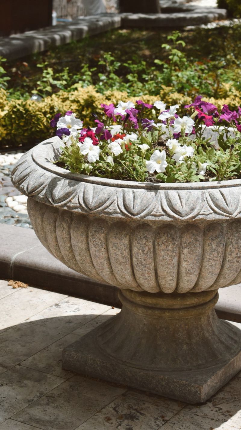 Top It With A Large Decorative Planter Top It With A Large Decorative Planter