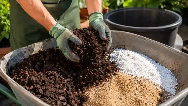 Use Well Drained Potting Mix
