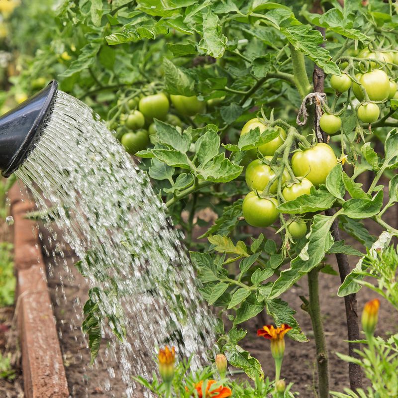 Water Consistently While Fruit Finishes