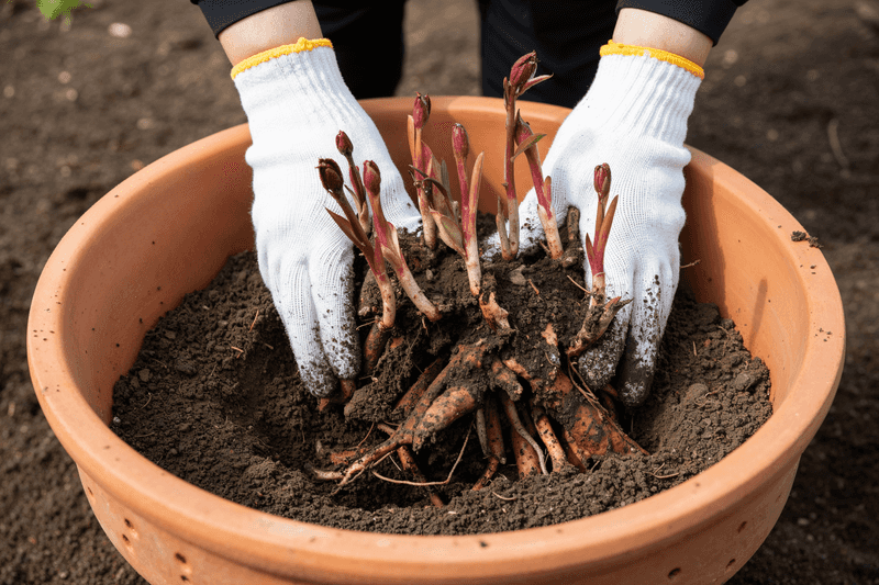 Water Deeply After Moving The Roots
