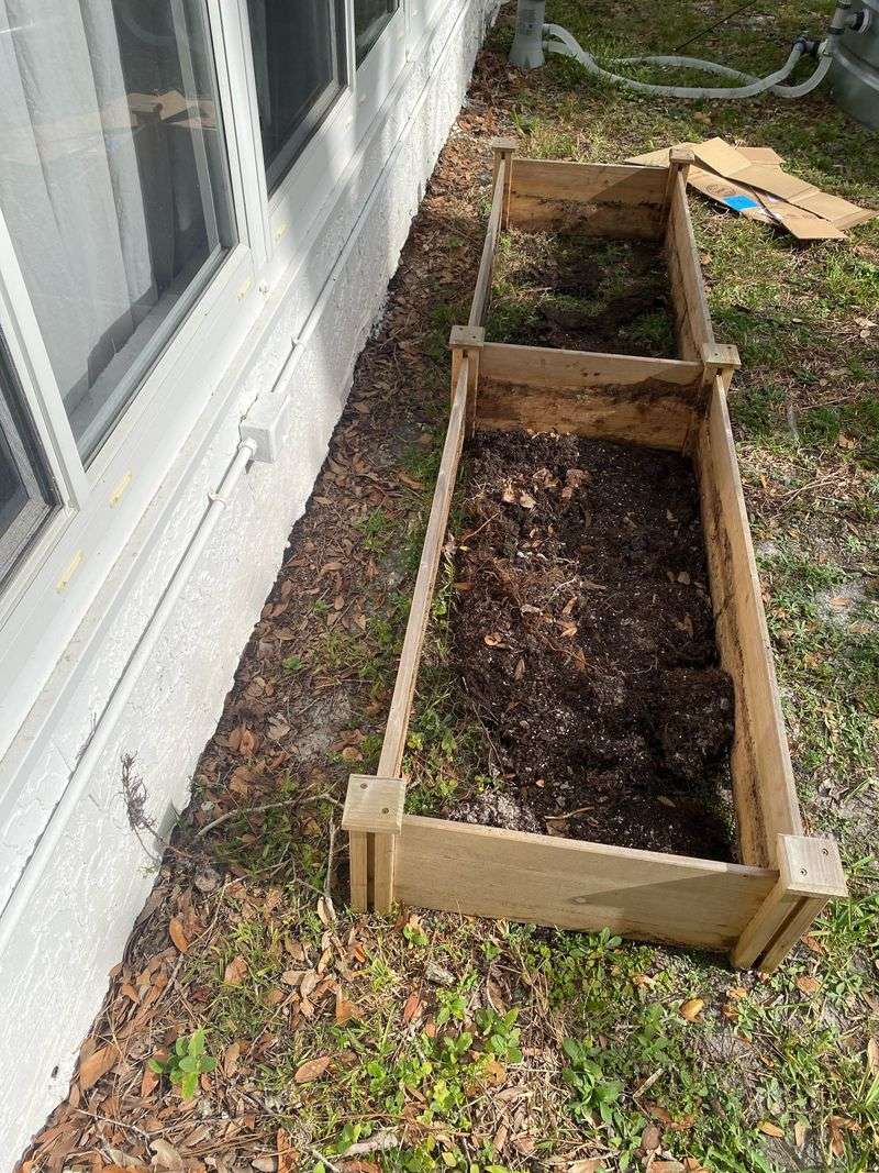 Wooden Planters Sit Too Close To Siding Wooden Planters Sit Too Close To Siding
