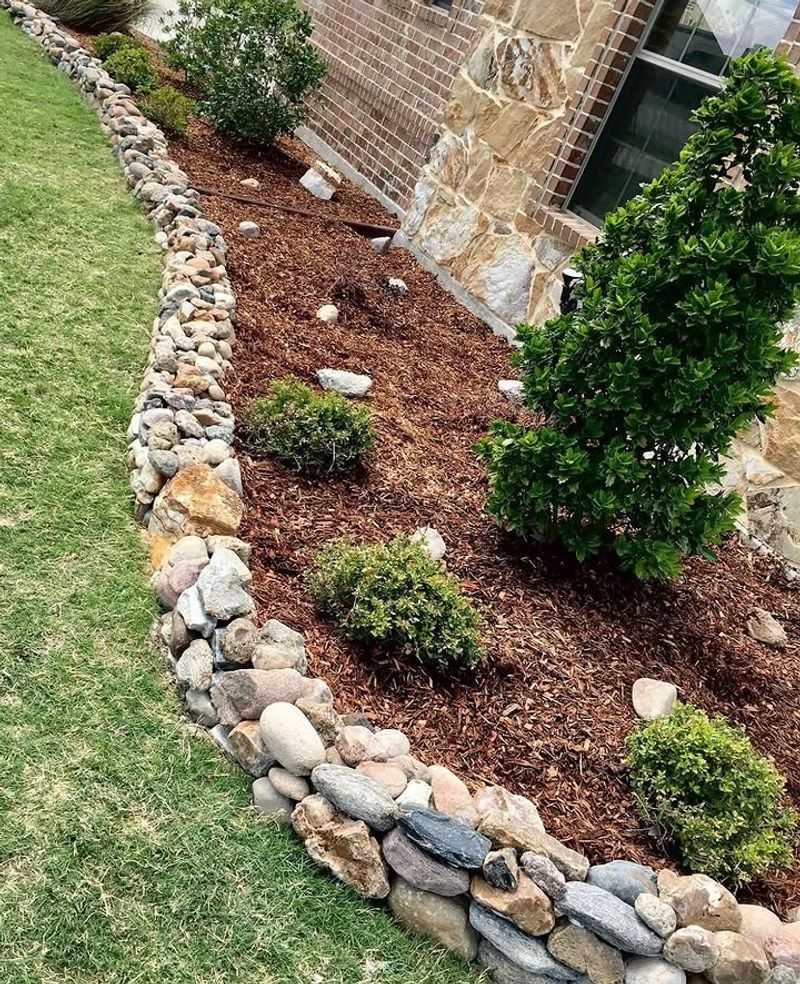 You Have Rock Borders, Pavers, Or Landscape Stone With Gaps Underneath You Have Rock Borders, Pavers, Or Landscape Stone With Gaps Underneath