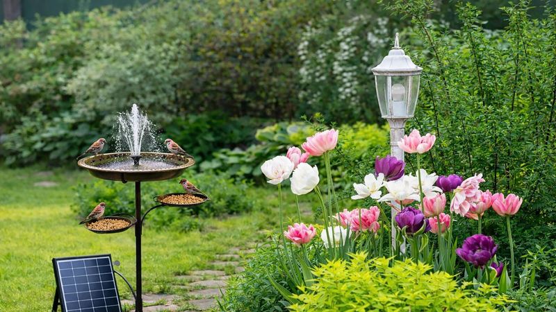 A Bird-Friendly Yard May Concentrate Activity In One Place A Bird-Friendly Yard May Concentrate Activity In One Place