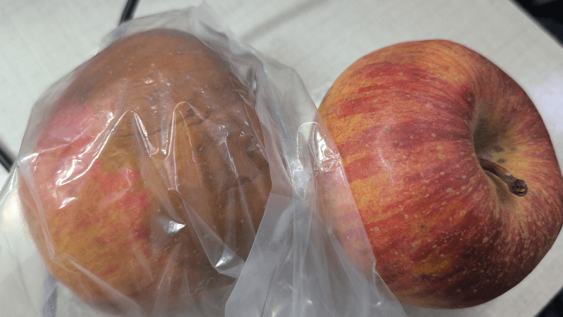 A Sealed Container Traps Ethylene Around Every Apple