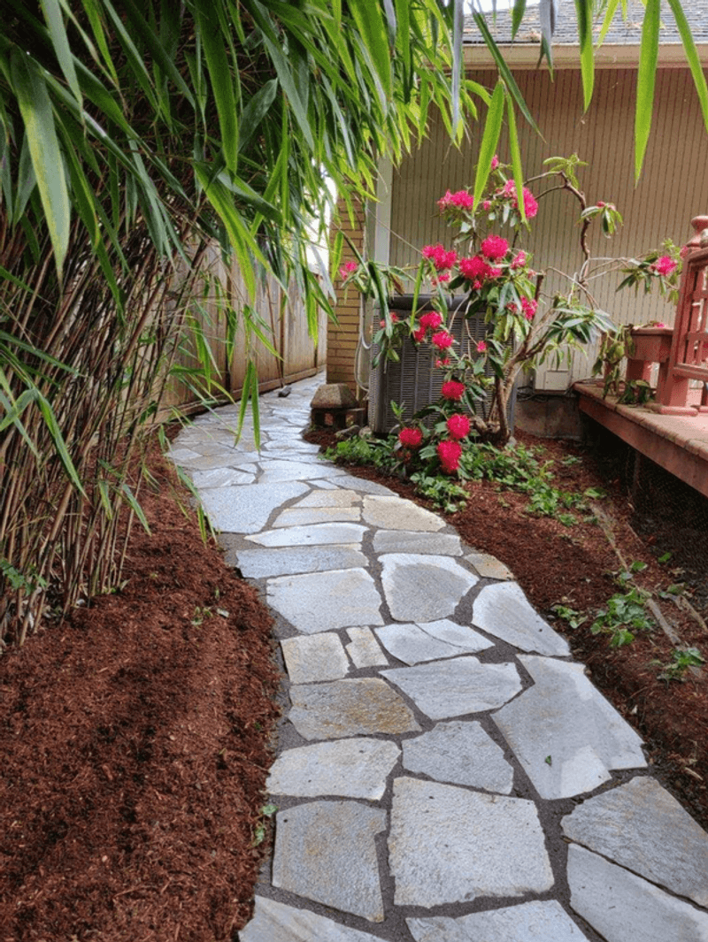 Adding Big Stepping Stones Above The Wet Ground