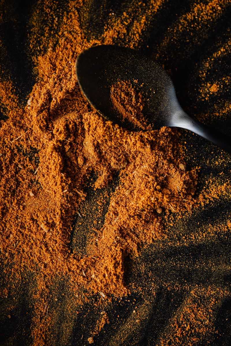 Cayenne Pepper Or Chili Powder Sprinkled On Top Of Soil