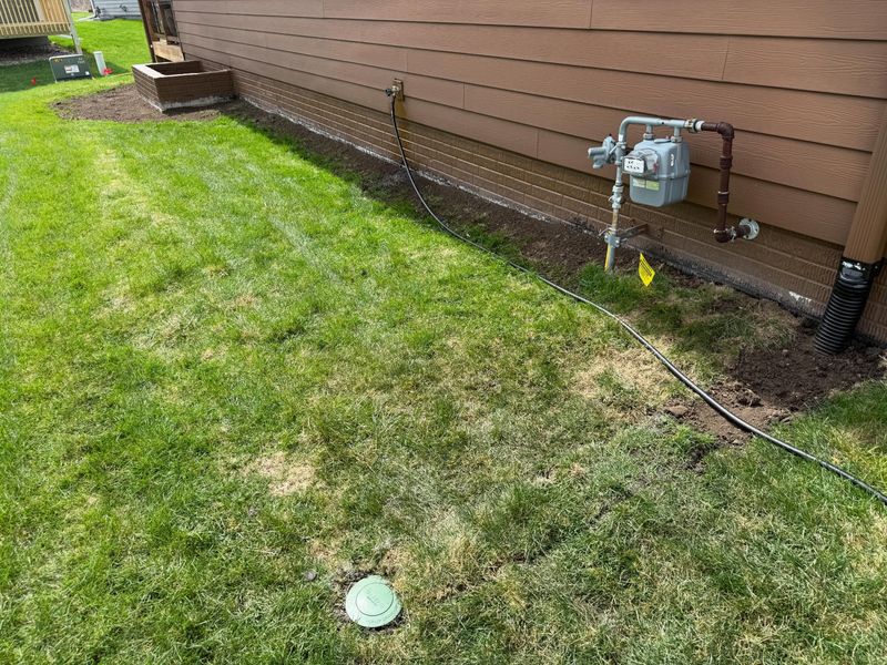 Downspouts And Low Spots Can Create Yellow Patches
