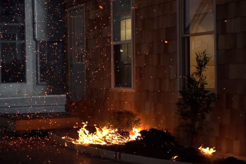 Embers Can Travel Far Ahead Of The Main Fire Embers Can Travel Far Ahead Of The Main Fire