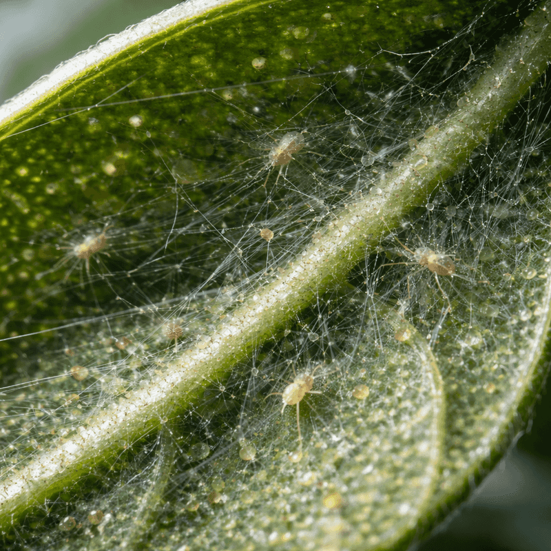 Fine Webbing Is Appearing Around Leaves And Stems