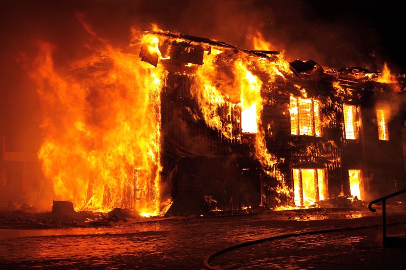 Flames Can Reach Eaves And Siding Quickly Flames Can Reach Eaves And Siding Quickly