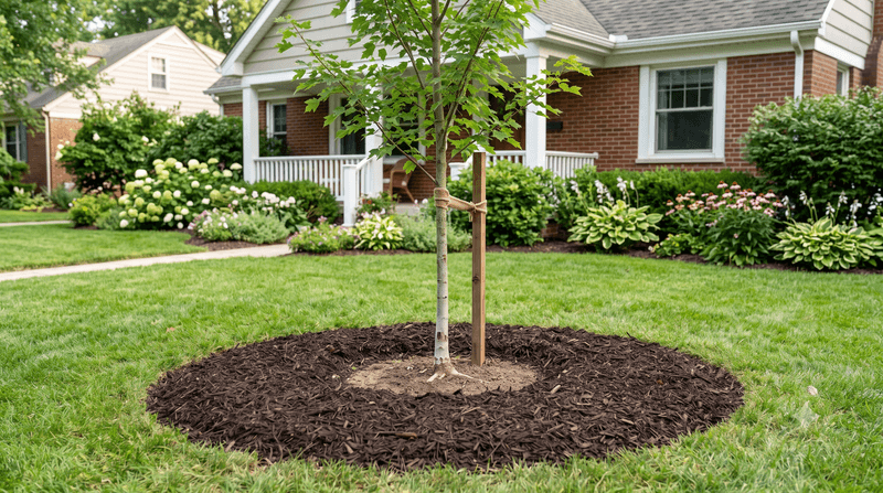 Keep Mulch Wide Instead Of Piling It Higher Keep Mulch Wide Instead Of Piling It Higher