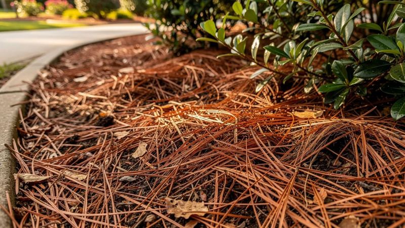 Mulch Protects Shallow Azalea Roots