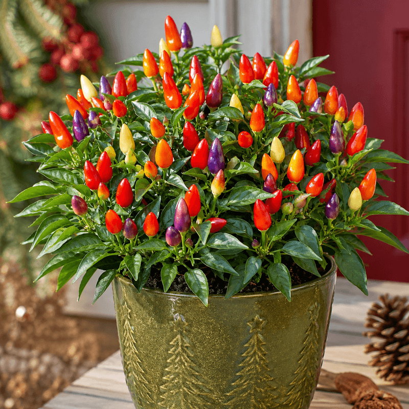 Ornamental Peppers Bring Fiery Color To Sun-Baked Pots