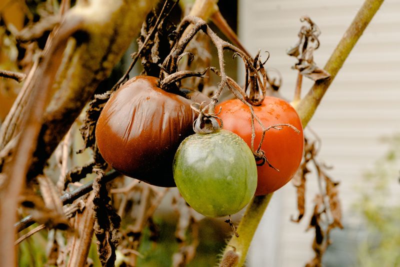 Overripe Tomatoes Left Too Long On The Vine Overripe Tomatoes Left Too Long On The Vine