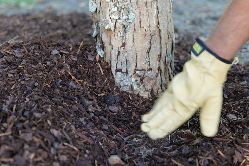 Pull Mulch Away From Crowns