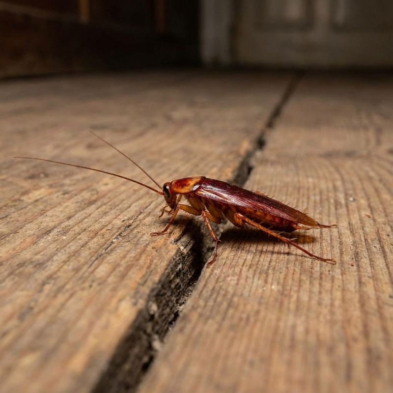 Roaches Often Enter Through Small Gaps