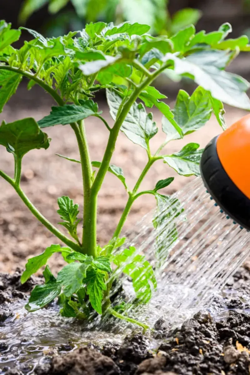 Shallow Sprinkling Leaves Tomatoes Vulnerable By Afternoon Shallow Sprinkling Leaves Tomatoes Vulnerable By Afternoon