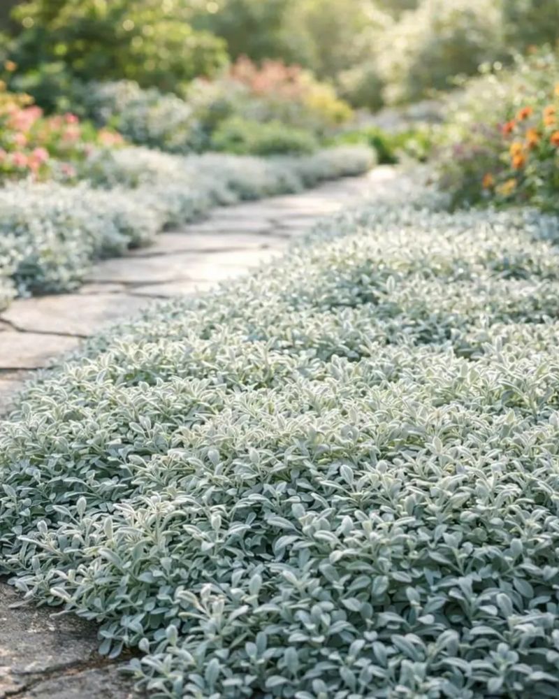 Silver Carpet Staying Neat On Hot California Paths Silver Carpet Staying Neat On Hot California Paths
