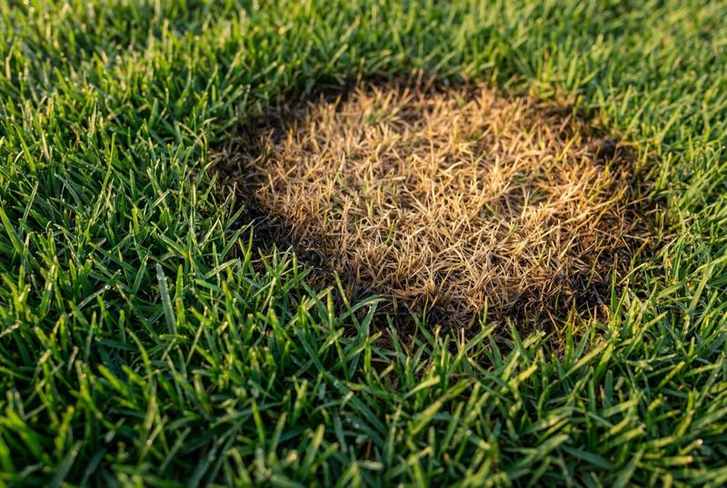 The Brown Color May Be Starting On Individual Leaf Blades The Brown Color May Be Starting On Individual Leaf Blades