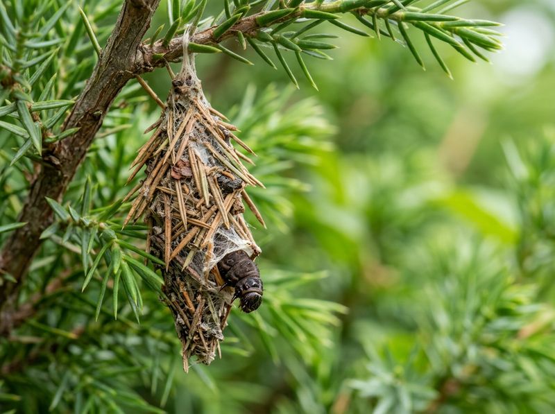 The Cone-Like Bags Reveal The Pest Behind The Damage