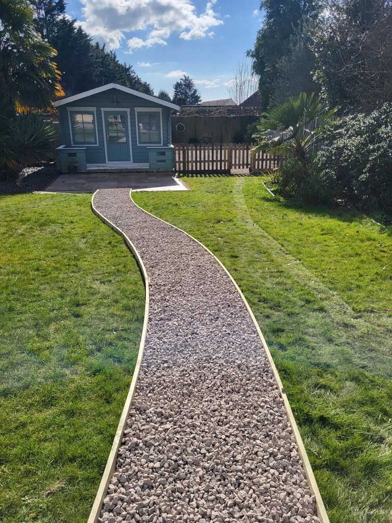 Using Edging To Stop Gravel Spreading Everywhere