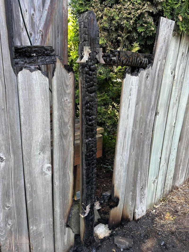 Wood Fences Can Carry Fire Toward The House Wood Fences Can Carry Fire Toward The House