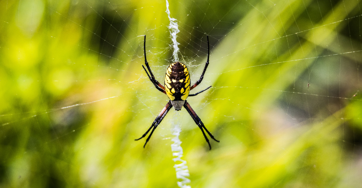 yellow garden spider (featured image)