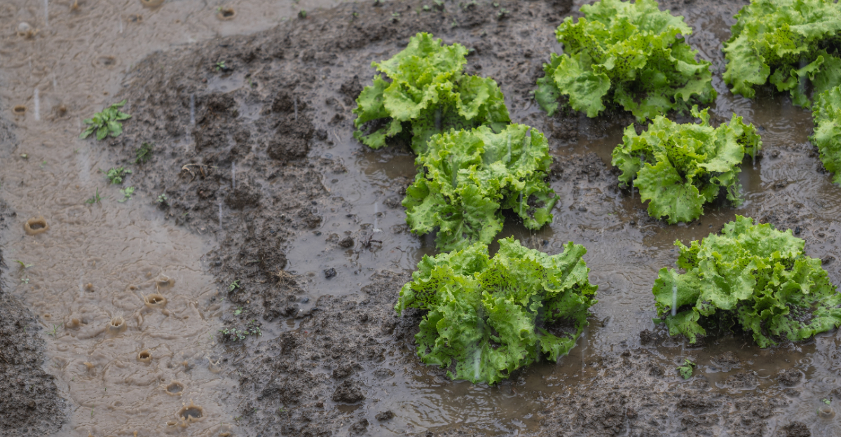 soggy soil
