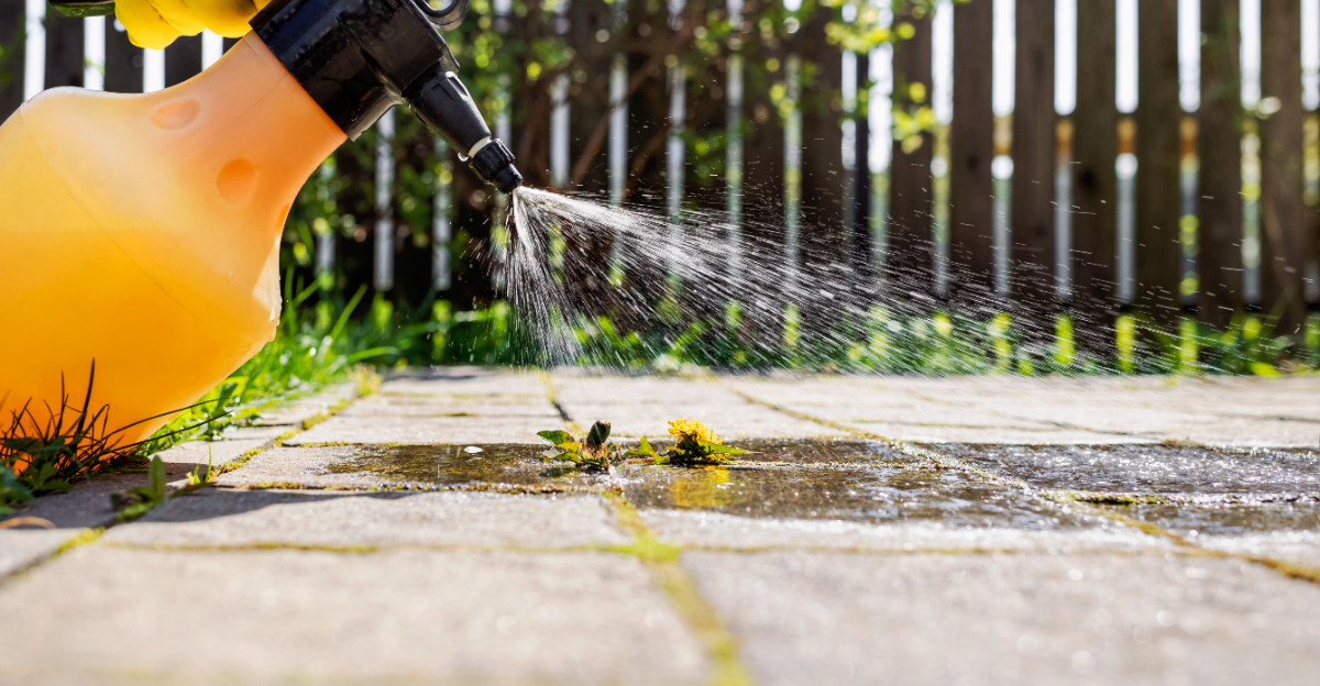 vinegar weed spray