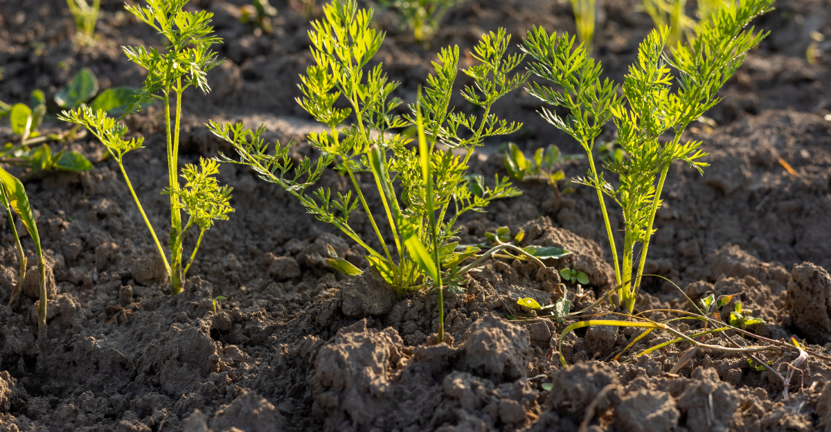 carrots grow