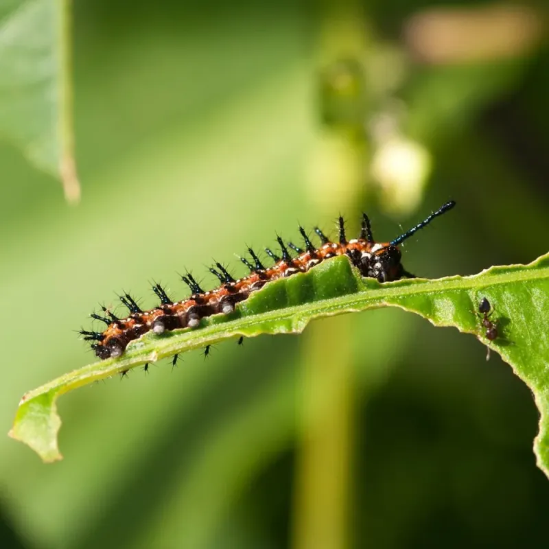 Accept caterpillar feeding as part of the planting’s purpose Accept caterpillar feeding as part of the planting’s purpose