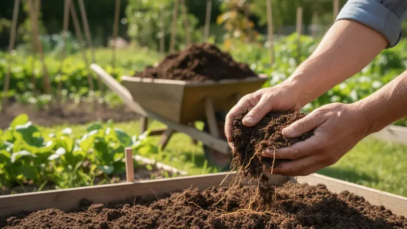 Add Compost Regularly To Slowly Improve Tough Clay Soil Add Compost Regularly To Slowly Improve Tough Clay Soil