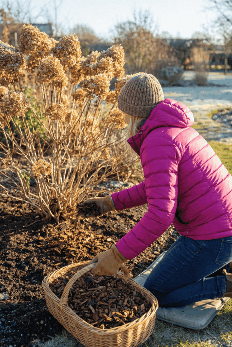 Add Mulch Around Roots Before Deep Cold