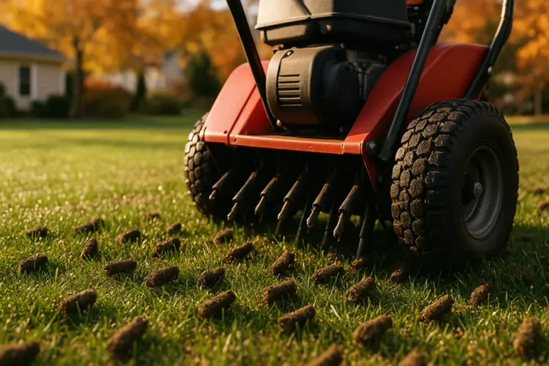 Aerate Compacted Soil To Help Roots Access Water