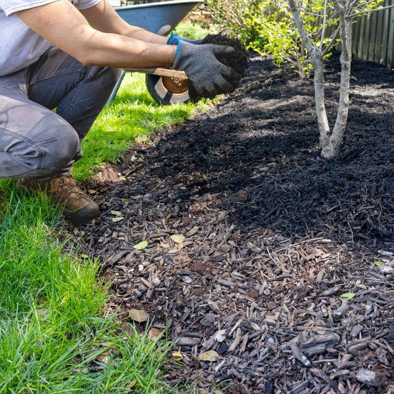 Apply A Thick Layer Of Mulch Around The Base Apply A Thick Layer Of Mulch Around The Base