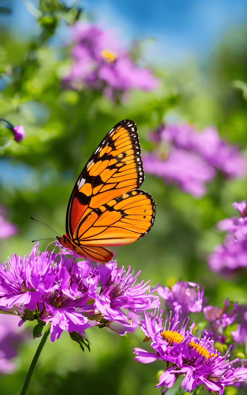 Asters For A Butterfly Buffet Asters For A Butterfly Buffet
