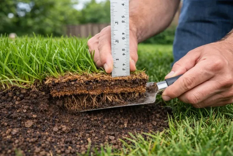 Check For Thatch Before Spring Green-Up Check For Thatch Before Spring Green-Up
