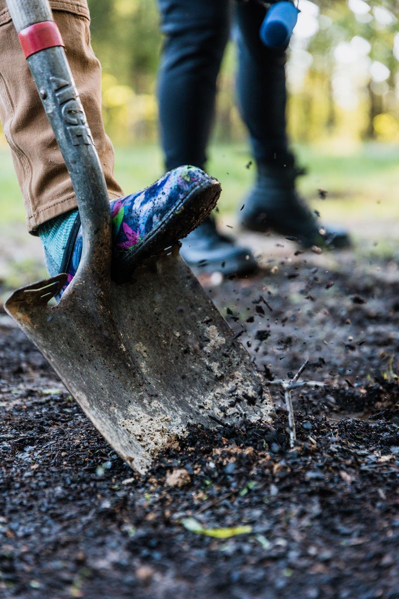 Compacted Soil That Fights The Shovel